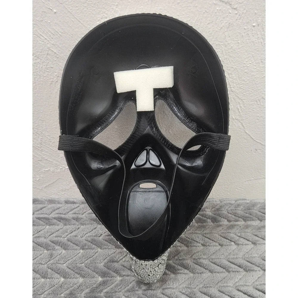 Scream Ghostface Bling Silver Rhinestone Adult Mask‎ Halloween Bedazzled